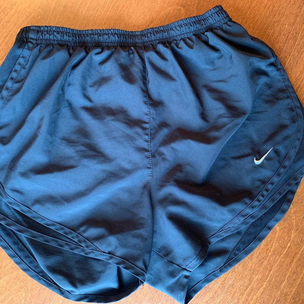 Womens Black Nike Dri Fit Athletic Shorts